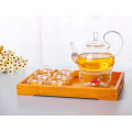 2016 haonai well popular borocilicate products,glass flower tea pot